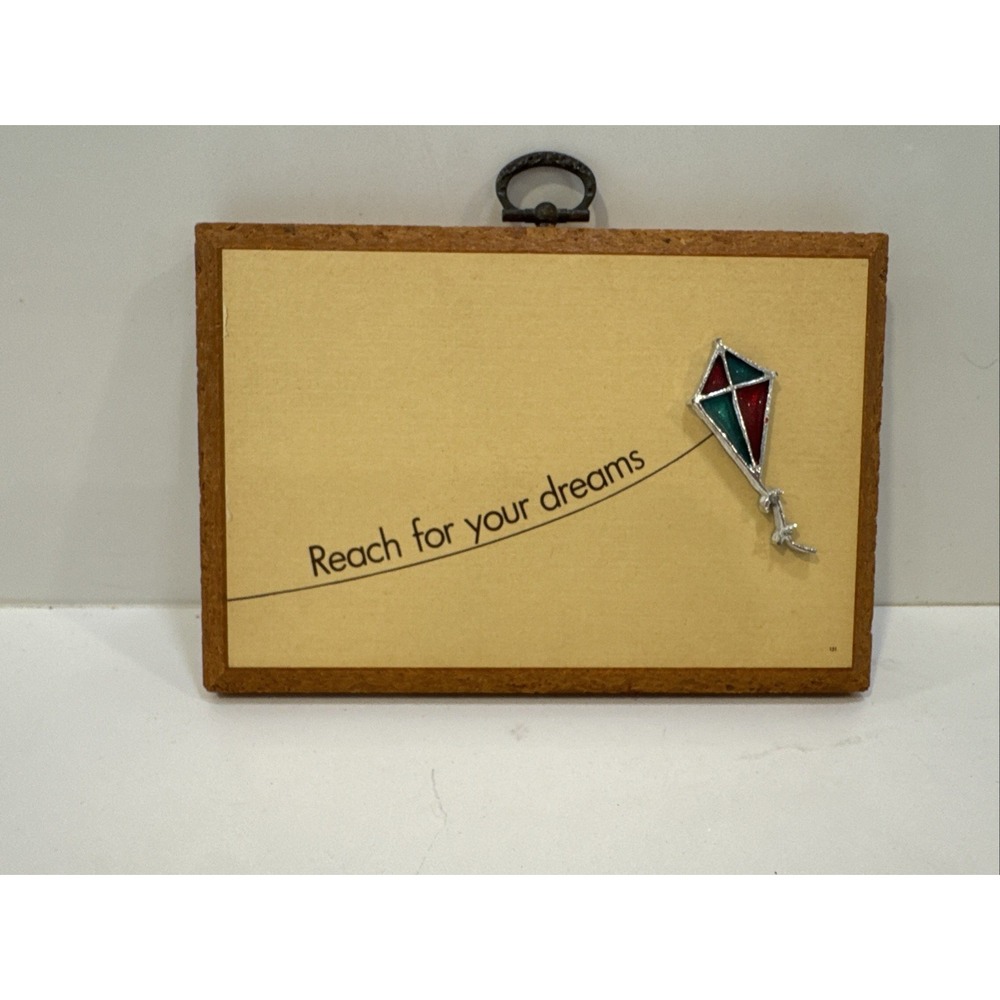 Vintage Kite Wall Decor Reach For Your  Dreams 1985